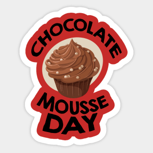 April 3rd - Chocolate Mousse Day Sticker